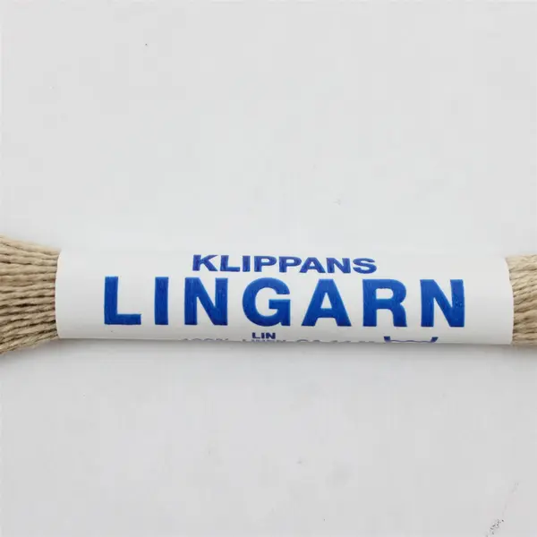 Lot of 5 Klippans Lingarn 100% Linen Thread Skein Bundles Gray Tan Yellow