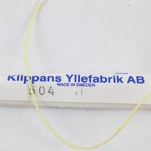 Klippans Lingarn 4pc 100% Linen Thread Yarn Skeins Yellow White Lot