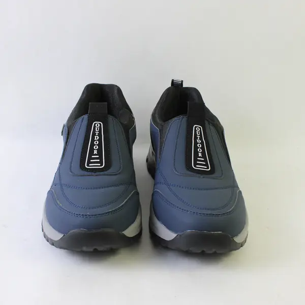 Men's Blue Black Slip On Outdoor Walking Shoes Unbranded Pre-Owned