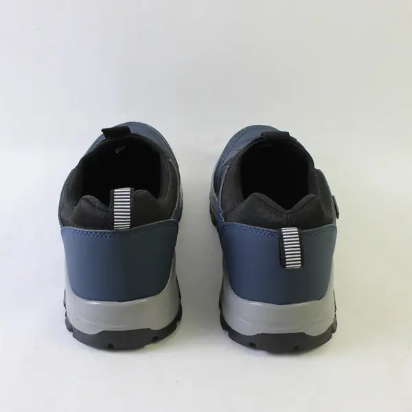 Men's Blue Black Slip On Outdoor Walking Shoes Unbranded Pre-Owned