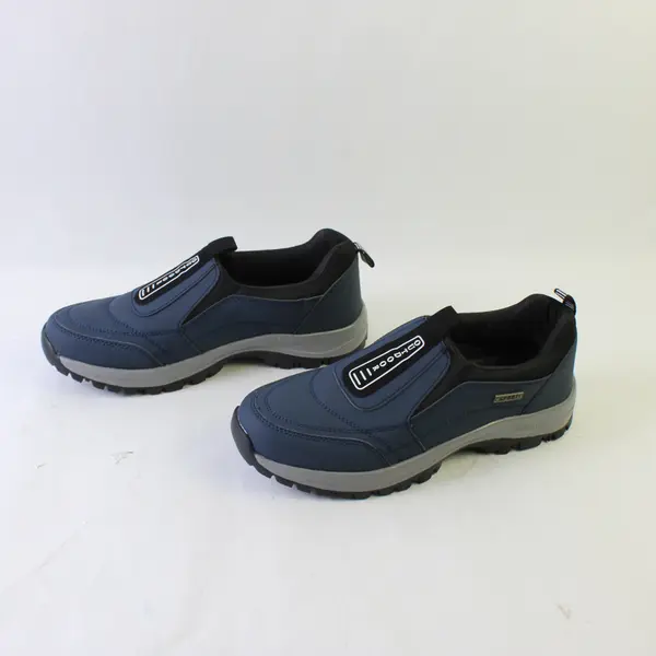 Men's Blue Black Slip On Outdoor Walking Shoes Unbranded Pre-Owned