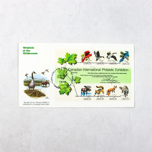 Set Of 9 CAPEX 1978 Wilderness Wildlife Stamp SC# 1757 FDC Fleetwood Cachet