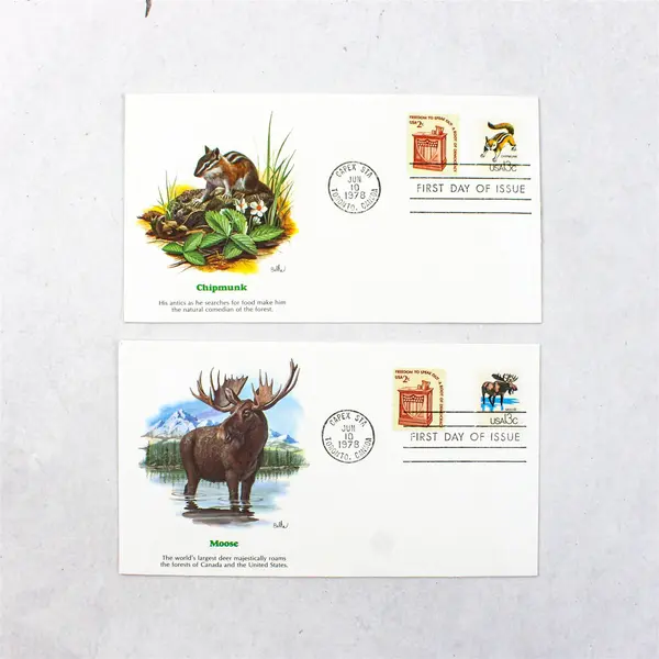 Set Of 9 CAPEX 1978 Wilderness Wildlife Stamp SC# 1757 FDC Fleetwood Cachet