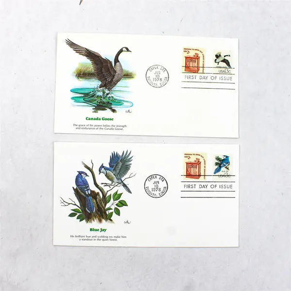 Set Of 9 CAPEX 1978 Wilderness Wildlife Stamp SC# 1757 FDC Fleetwood Cachet