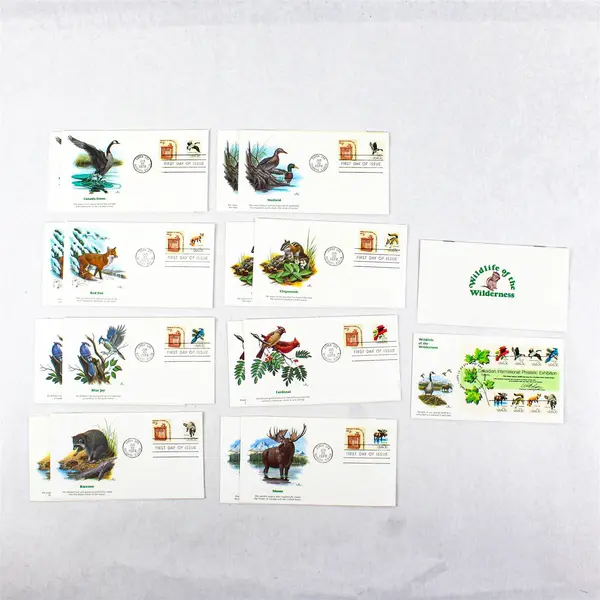 Lot Of 17 CAPEX 1978 Wilderness Wildlife Stamp SC# 1757 FDC Fleetwood Cachet