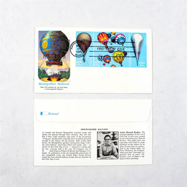 Lot Of 10 Hot Air Balloon 1983 Stamp SC# 2032-35 FDC Fleetwood Cachet