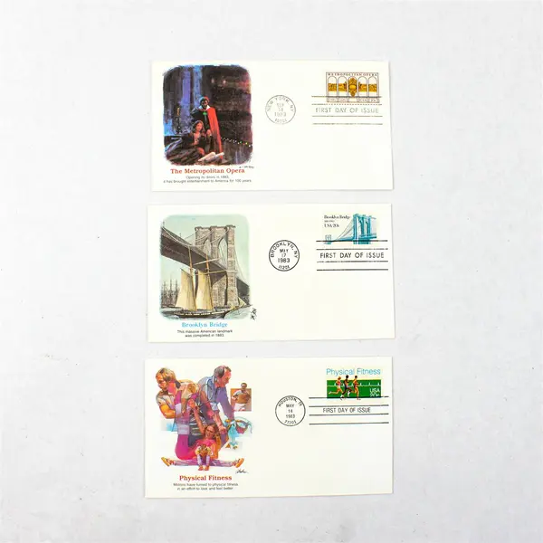 Lot of 15 Fleetwood Cachet First Day Covers Mixed Dates US FDC