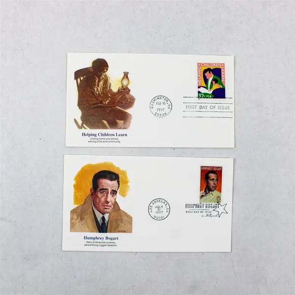 Lot Of 12 Fleetwood Cachet 1997 First Day Covers