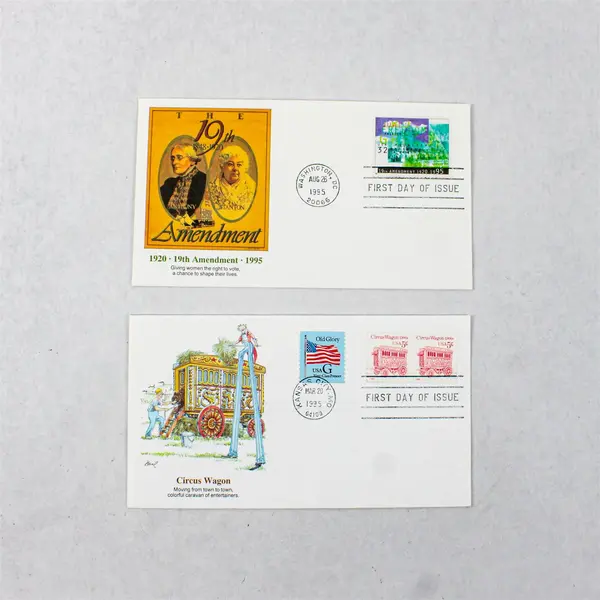 Lot of 9 Assorted 1995 First Day Covers FDC Mixed Cachet