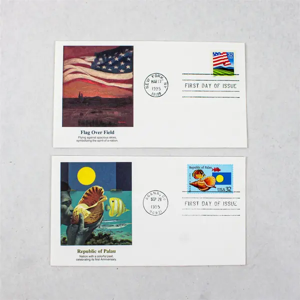 Lot of 9 Assorted 1995 First Day Covers FDC Mixed Cachet