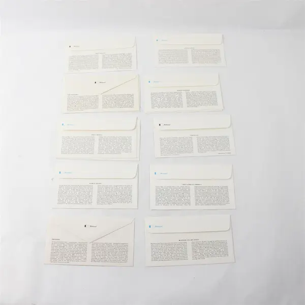 Lot of 10 Fleetwood Cachet 1980 First Day Covers