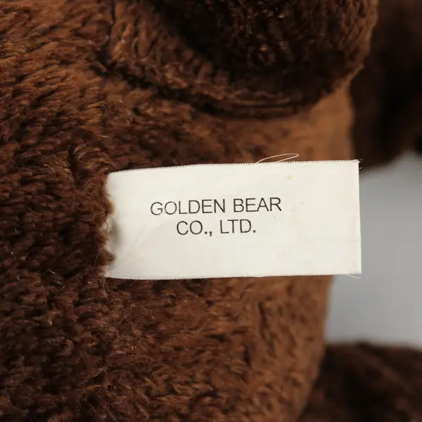 Golden Bear Co Brown Plush Bear Stuffed Animal 15in
