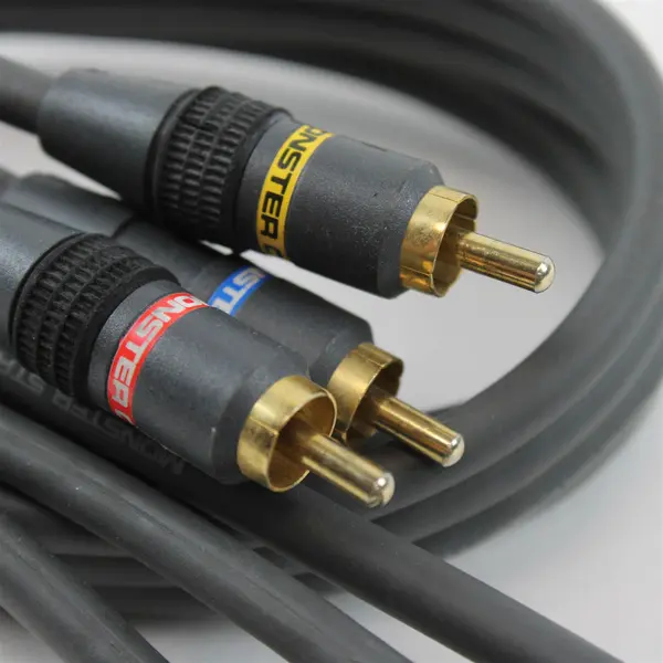 Monster Interlink 100 1ft 3-RCA A/V Interconnect RCA Video Cable