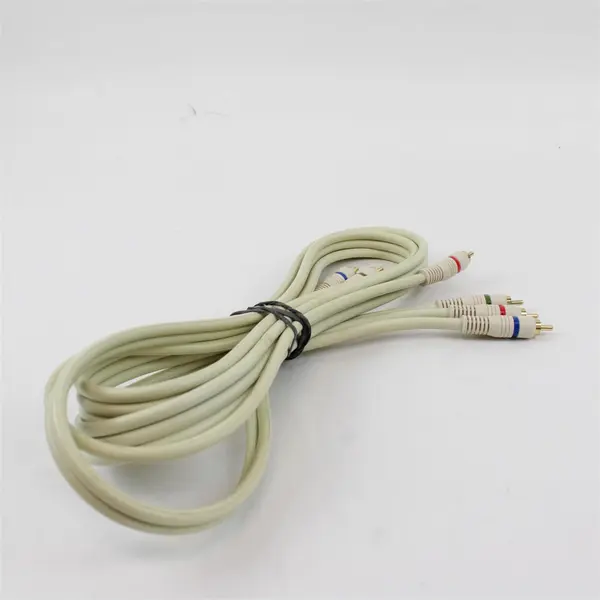 Python 3-RCA Component Video Cable Gold Plated Used