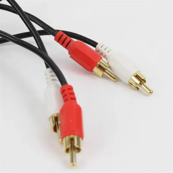 Lot of 2 3 RCA AV Composite Audio Video Cables VCR DVD Game Console