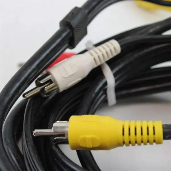 Lot of 2 3 RCA AV Composite Audio Video Cables VCR DVD Game Console