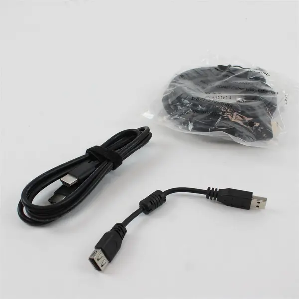 Lot of 3 Cables 2 HDMI Cables & 1 USB 2.0 Extension Cable Used