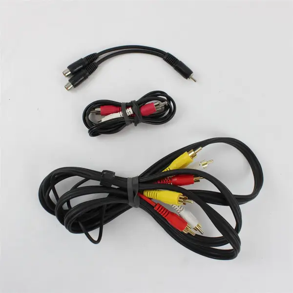 Lot of 3 AV Cables RCA Audio Composite Y Splitter