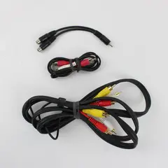 Lot of 3 AV Cables RCA Audio Composite Y Splitter
