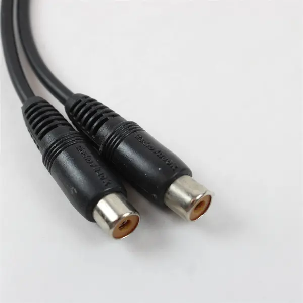 Lot of 3 AV Cables RCA Audio Composite Y Splitter