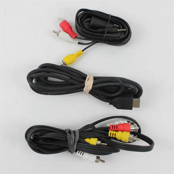 Lot of 3 HDMI RCA 3.5mm AUX AV Cables Used Untested