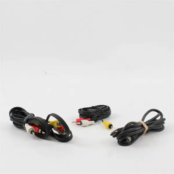 Lot of 3 HDMI RCA 3.5mm AUX AV Cables Used Untested