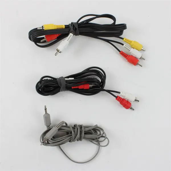 Lot of 3 AV Cables 3.5mm Audio RCA Stereo Composite