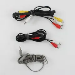 Lot of 3 AV Cables 3.5mm Audio RCA Stereo Composite