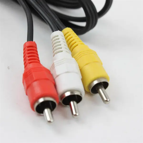 Lot of 3 AV Cables 3.5mm Audio RCA Stereo Composite