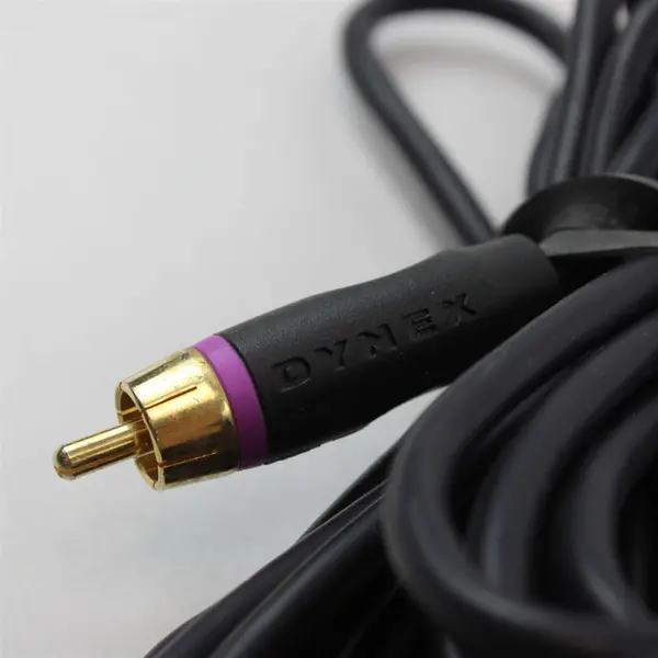 Lot of 3 Mixed AV Cables Dynex RCA Component 3.5mm Female Jack