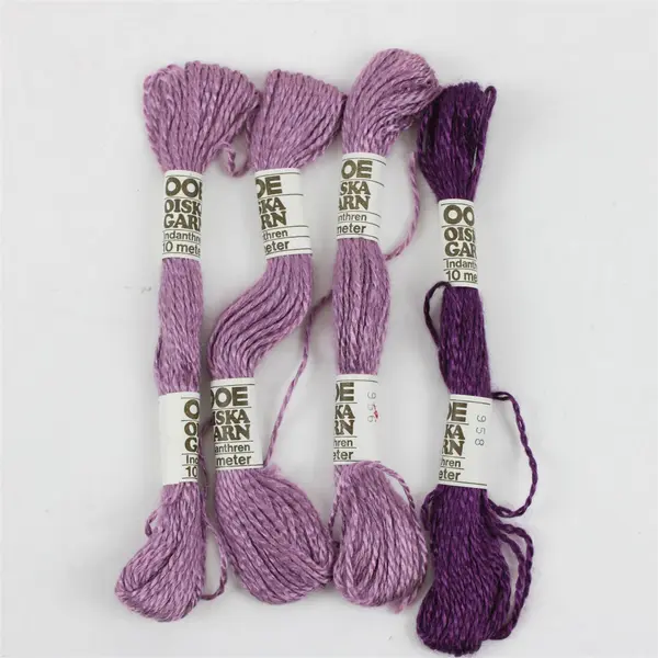 Lot of 4 OOE OISKA GARN Purple Embroidery Skeins 956 958