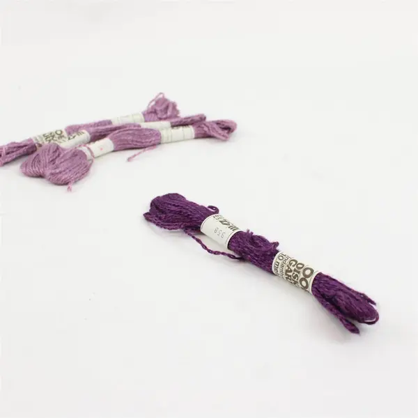 Lot of 4 OOE OISKA GARN Purple Embroidery Skeins 956 958