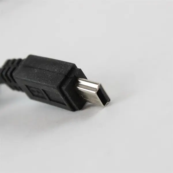 Lot of 2 RCA AV Cable USB-A to Mini-USB Cable Ferrite Core