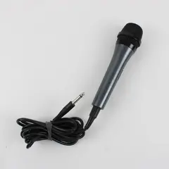 Singing Machine SMM205 Unidirectional Dynamic Wired Microphone Black