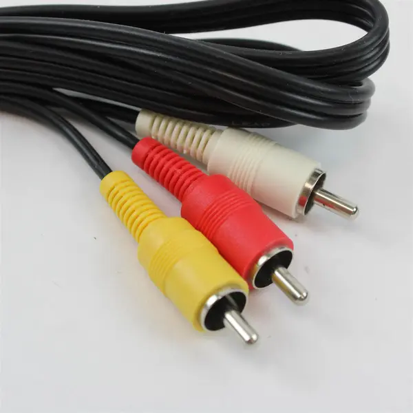 Lot of 2 RCA Composite AV Cable + Stereo Audio RCA Cable