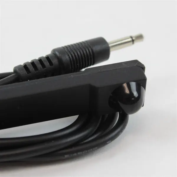 Black Infrared Emitter Cable 3.5mm Plug for Cable Boxes AV Receivers
