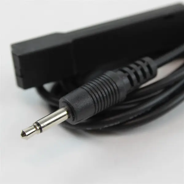 Black Infrared Emitter Cable 3.5mm Plug for Cable Boxes AV Receivers
