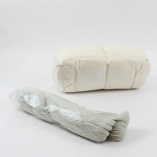 Broder Medicis 2-Skein Yarn Lot White Gray New
