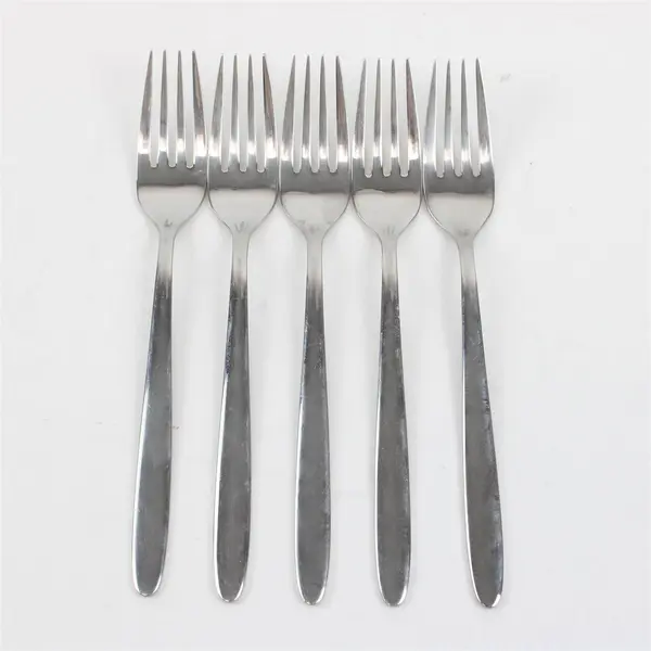 Five Stainless Dinner Forks in the Pattern Sydney by WMF Cromargan