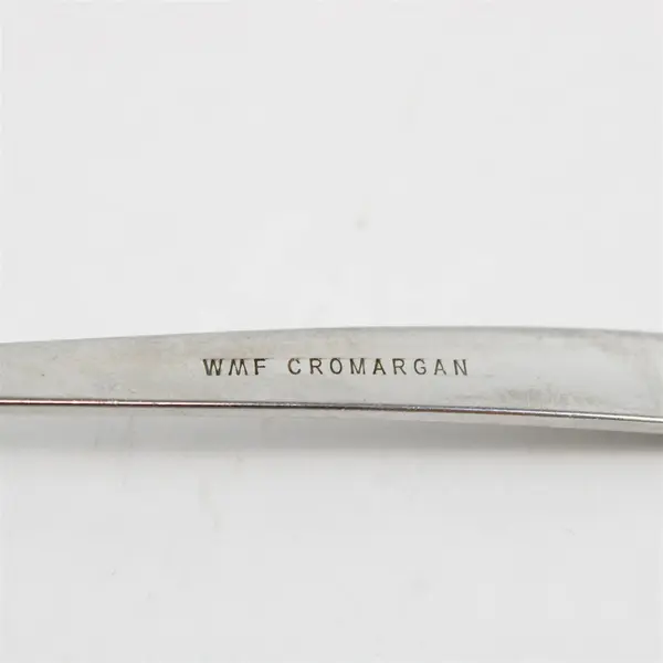 Five Stainless Egg Spoons by WMF Cromargan in the Pattern Sydney.