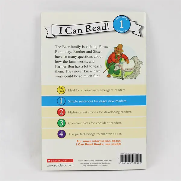 Berenstain Bears Down on the Farm Stan & Jan Berenstain I Can Read 1 PB 2012