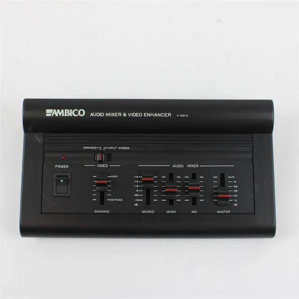 Ambico V-6310 Audio Mixer and Video Enhancer - Untested