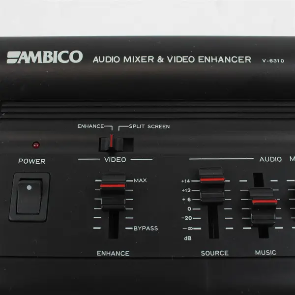 Ambico V-6310 Audio Mixer and Video Enhancer - Untested