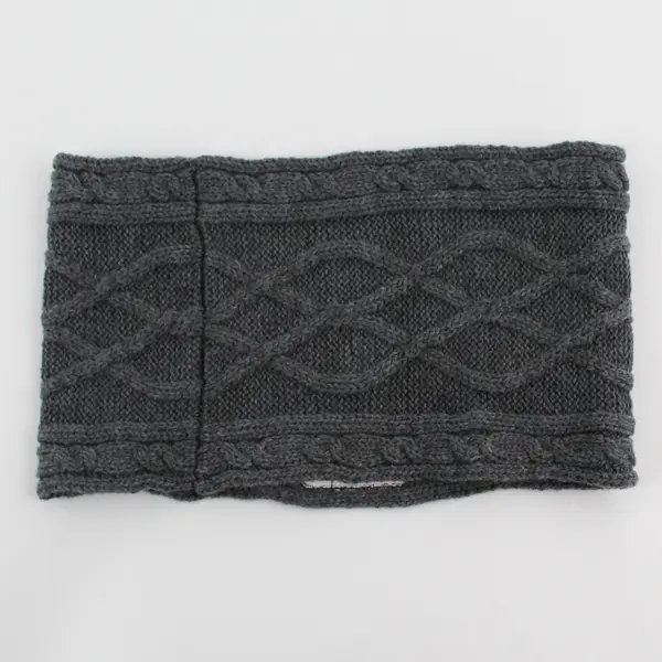 Major League Soccer Embroidered Gray Knit Loop Scarf 6" x 10.5"
