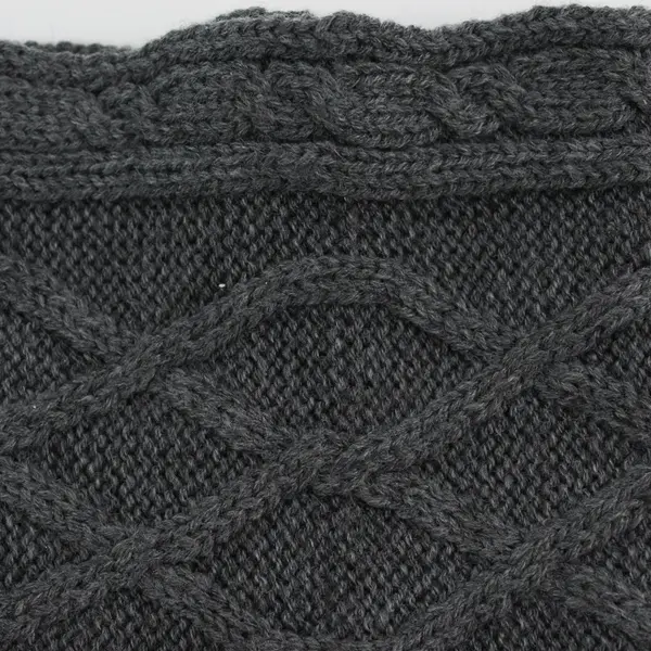 Major League Soccer Embroidered Gray Knit Loop Scarf 6" x 10.5"