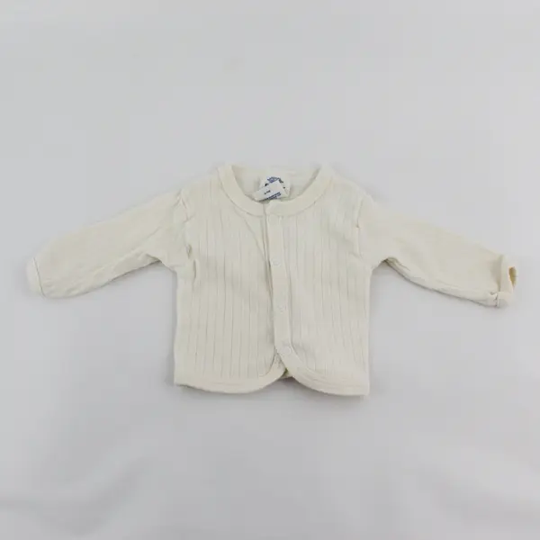 Dundee Natural Basics Teddy Bear Print 3 Piece Pajama Set Newborn
