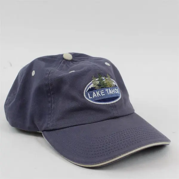 Fahrenheit Embroidered Lake Tahoe Gray-Blue Baseball Cap One Size