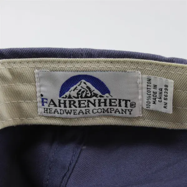 Fahrenheit Embroidered Lake Tahoe Gray-Blue Baseball Cap One Size