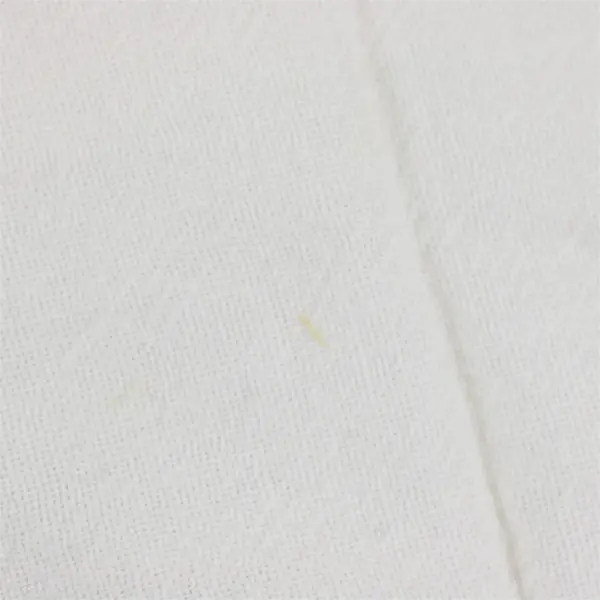 Lot of 2 Embroidered White Tea Towels 27" x 29" FLAWED