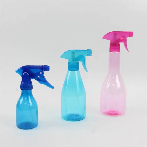Lot of Three Spray Bottles Colored Plastic Untested
